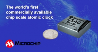 Chip scale atomic clock, CSAC, Microsemi