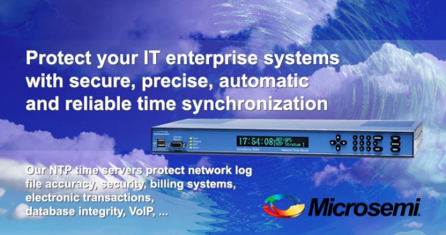 NTP time servers, Microsemi