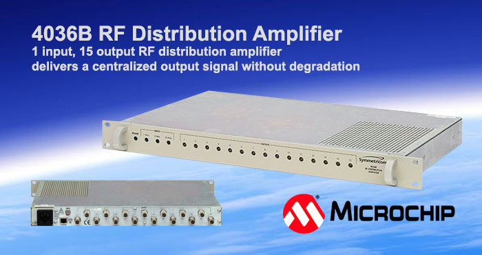 4036B RF elosztó erősítő, Microsemi