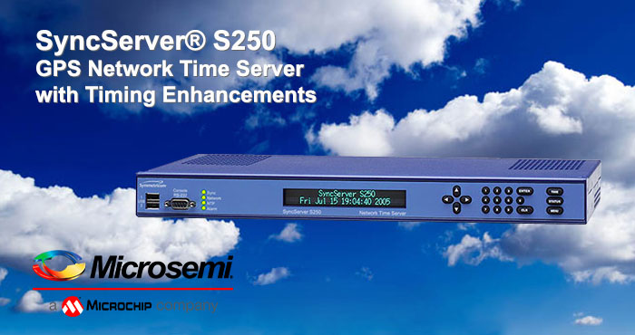 S250 GPS Network time server, Microsemi