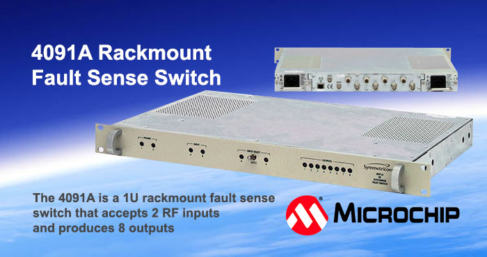 4091A Rackmount fault sense switch, Microsemi