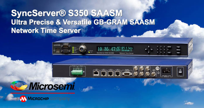 S350 SAASM Network time server, Microsemi